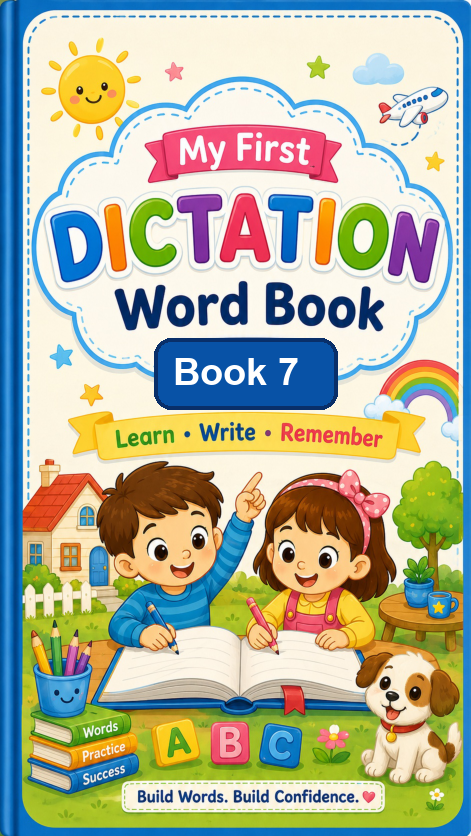My First Dictation Word Book - Book 7